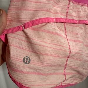 Pink Lululemon Shorts 2.5 length